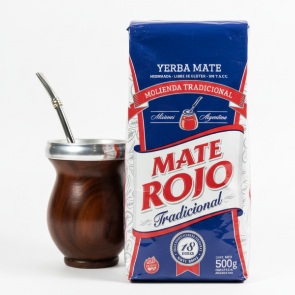 Yerba Mate Rojo Tradicional 500g